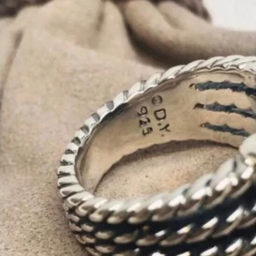 💥D.Yurman💥 16x12 Black Onyx Wheaton Ring / Size 7 - Picture 3 of 3